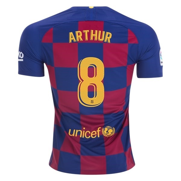 Camiseta Barcelona NO.8 Arthur 2ª 2019 2020 Amarillo